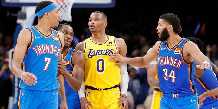 LA Lakers - Oklahoma City Thunder LA Lakers - Oklahoma City Thunder