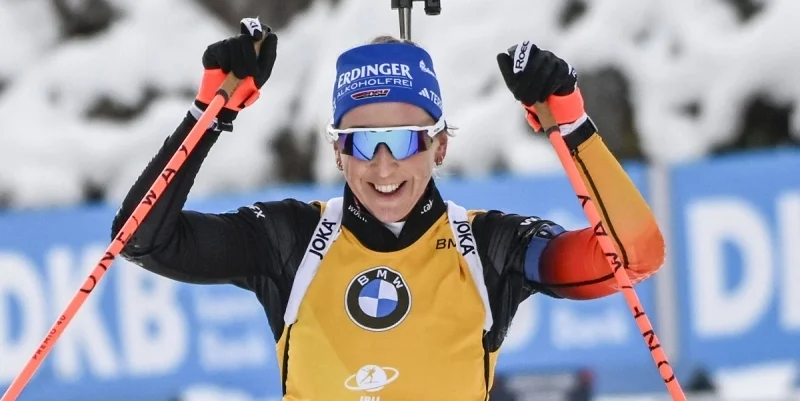 Franziska Preuss - Justine Braisaz Franziska Preuss - Justine Braisaz
