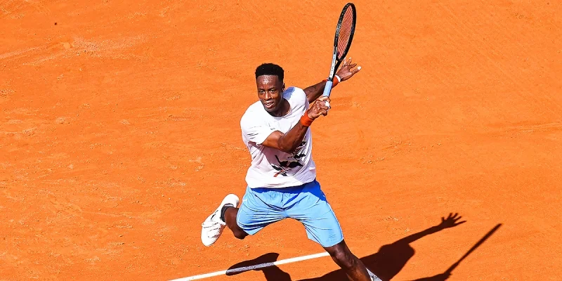 Hugo Gaston - Gael Monfils Hugo Gaston - Gael Monfils